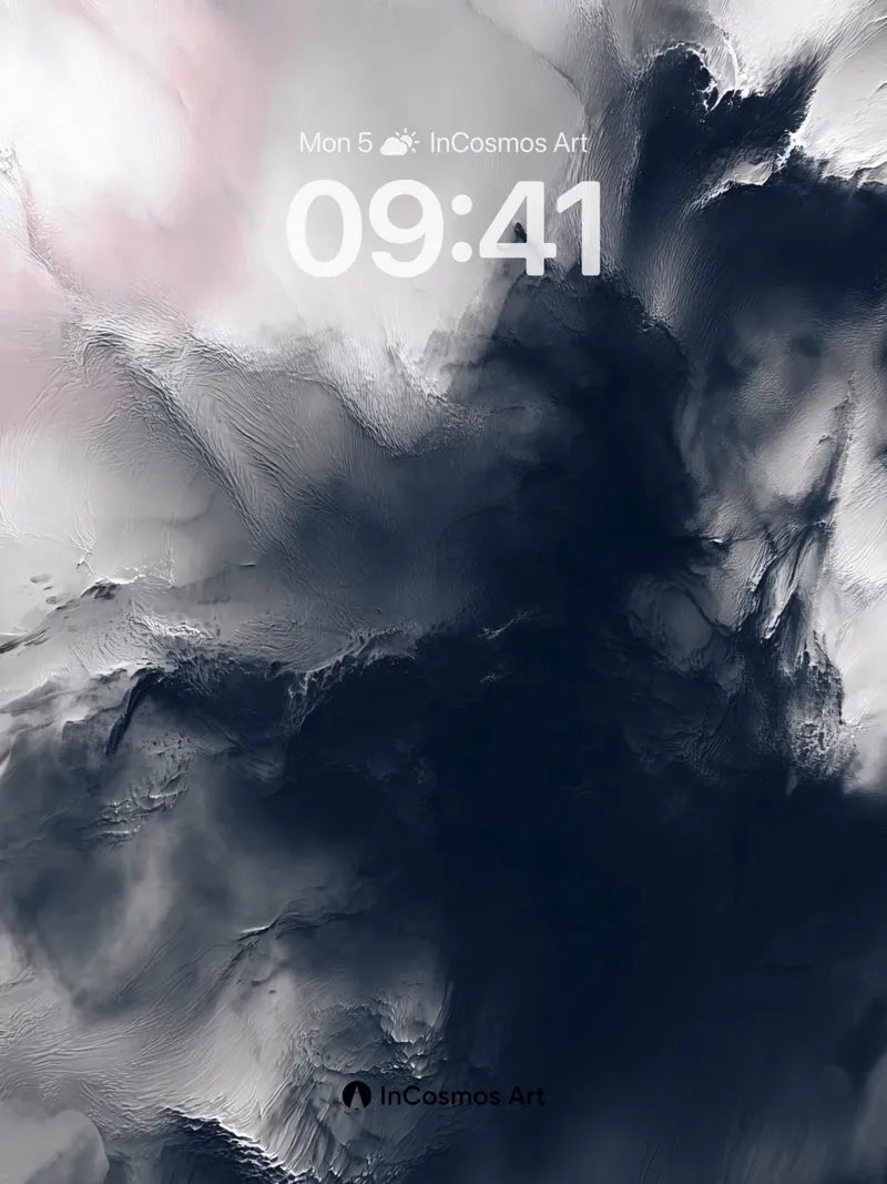 Storm Veil Wallpaper with Inked Depths