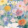 Whispering Bloom Wallpaper with Watercolor Light wallpaper for iPhone, iPad & Mac