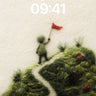 Whispering Summit Wallpaper with Threaded Path wallpaper for iPhone, iPad & Mac