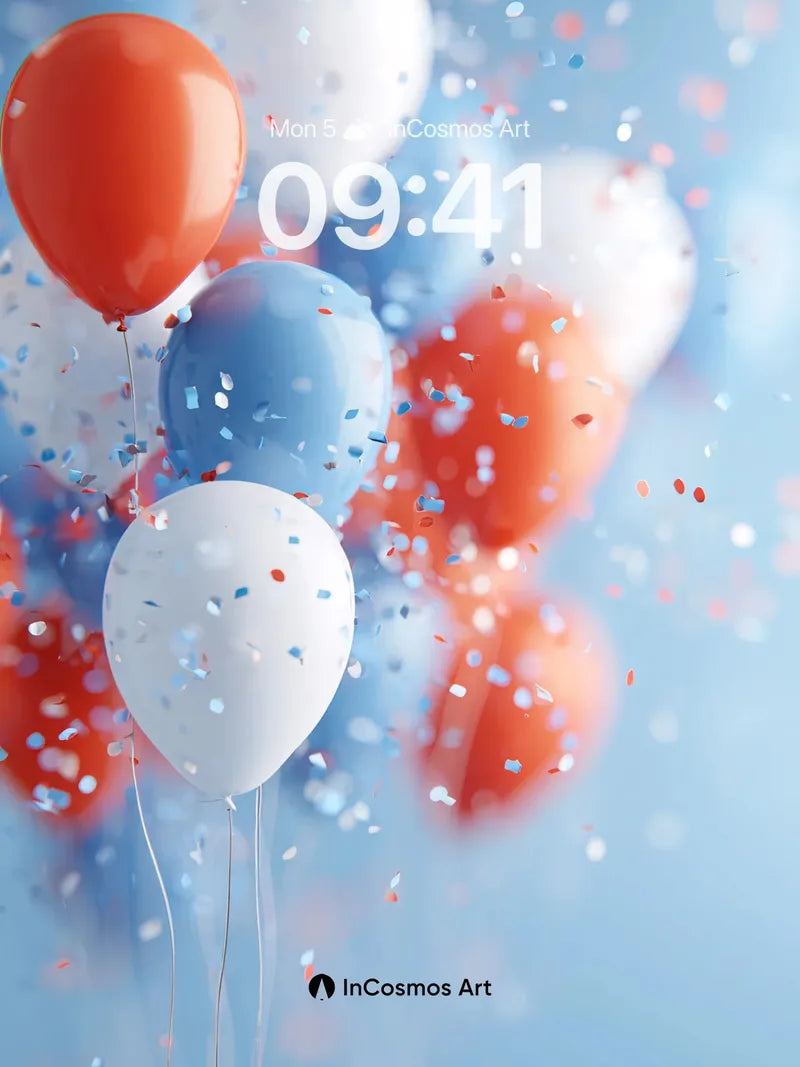 Floating Joy Wallpaper with Confetti Whispers wallpaper for iPhone, iPad & Mac