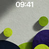 Shadow Play Wallpaper with Felt Circles wallpaper for iPhone, iPad & Mac