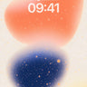 Celestial Heart Wallpaper with Starlight Veil wallpaper for iPhone, iPad & Mac