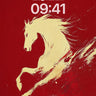 Golden Surge Wallpaper with Brushstroke Fury wallpaper for iPhone, iPad & Mac