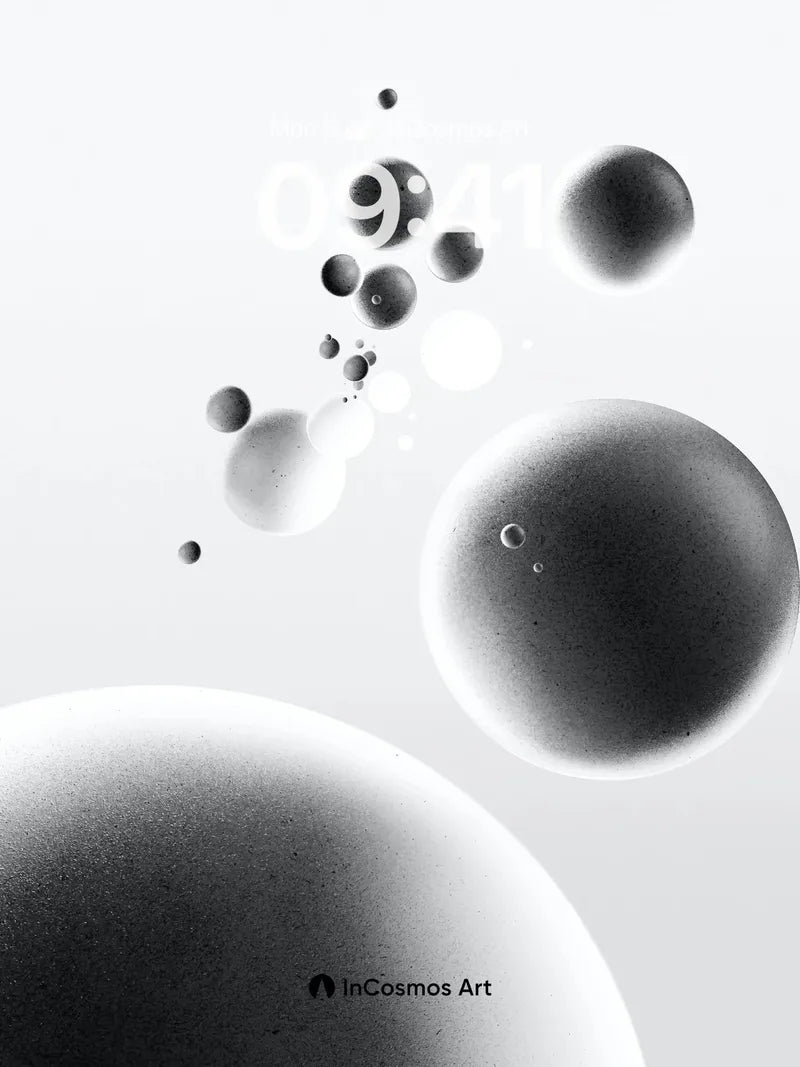 Floating Sphere Wallpaper with Ethereal Light