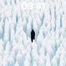 Silent Snowscape Wallpaper with Solitary Figure wallpaper for iPhone, iPad & Mac