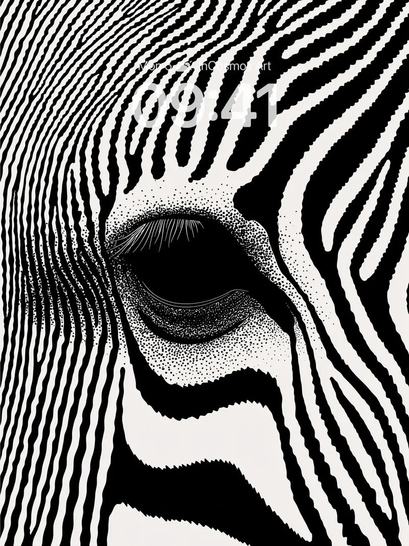 Whispering Stripes Wallpaper with Inked Gaze wallpaper for iPhone, iPad & Mac