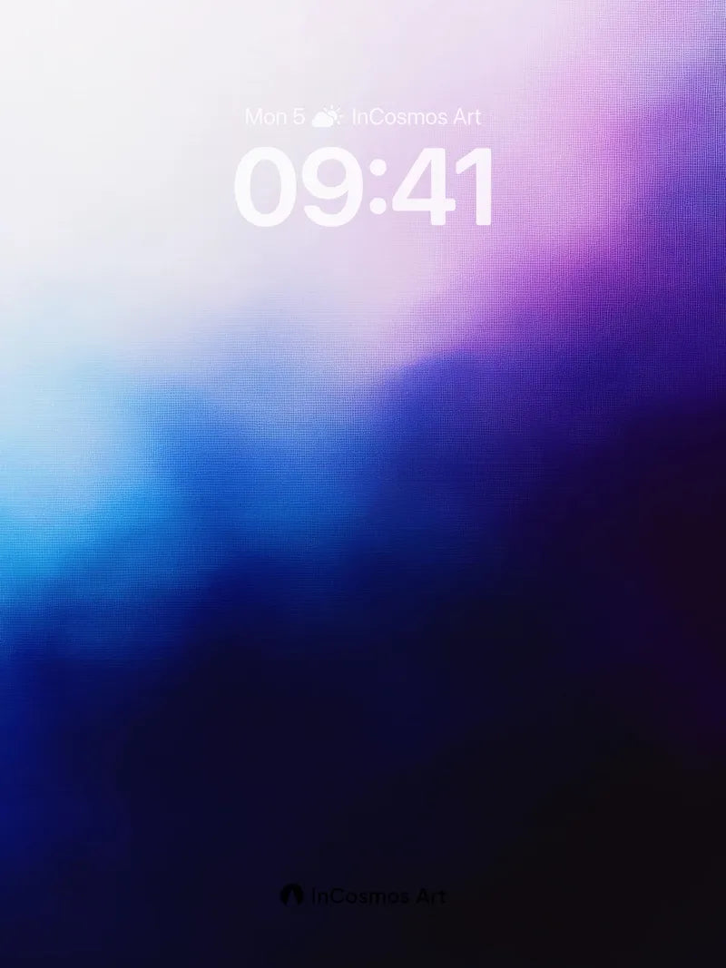 Luminous Hush Wallpaper with Ethereal Gradient