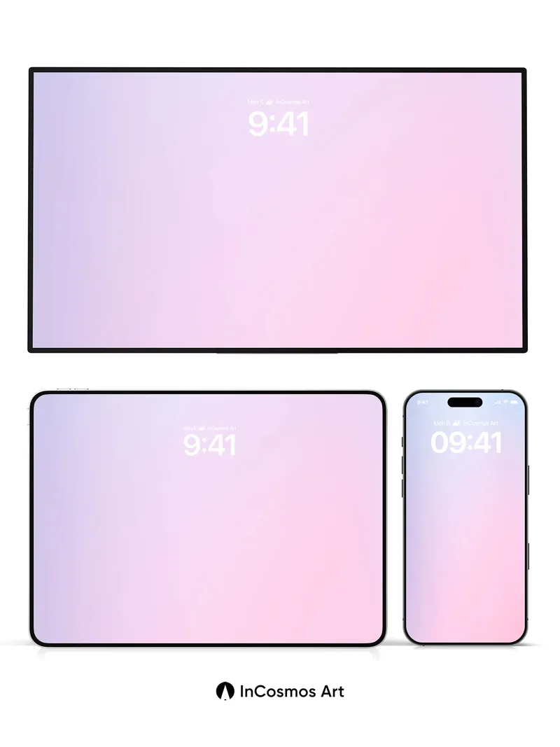 Serene Gradient Wallpaper with Ethereal Light