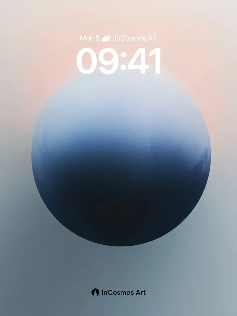 Serene Orb Wallpaper with Ethereal Haze