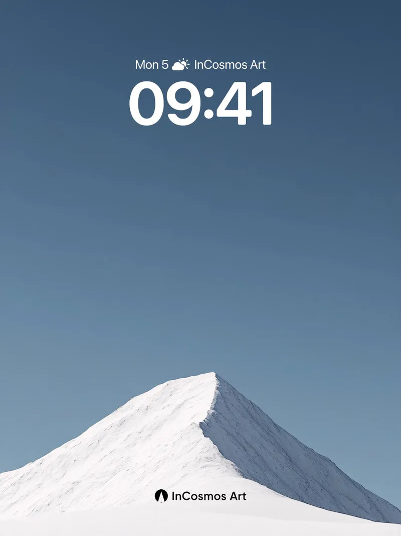 Serenity Peak Wallpaper with Frozen Light