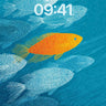 Serenity Swarm Wallpaper with Golden Outlier wallpaper for iPhone, iPad & Mac