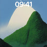 Serenity Peak Wallpaper with Cloud-Capped Summit wallpaper for iPhone, iPad & Mac