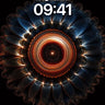 Cosmic Bloom Wallpaper with Fractal Petals wallpaper for iPhone, iPad & Mac