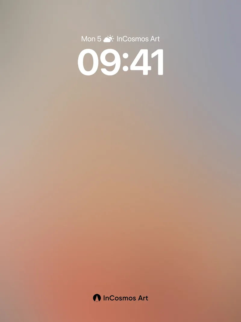 Soft Hush Gradient Wallpaper with Warm Undertones