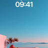 Serene Horizon Wallpaper with Coral Vessels wallpaper for iPhone, iPad & Mac