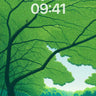 Serenity Grove Wallpaper with Whispering Canopy wallpaper for iPhone, iPad & Mac