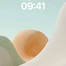 Serene Dune Wallpaper with Floating Orb wallpaper for iPhone, iPad & Mac