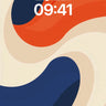Crimson Current Wallpaper with Deep Blue Undertones wallpaper for iPhone, iPad & Mac