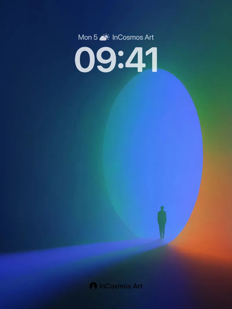 Serenity Portal Wallpaper with Ethereal Light