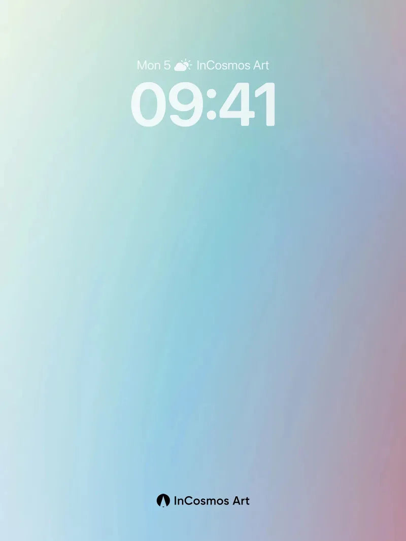 Luminous Gradient Wallpaper with Ethereal Hues