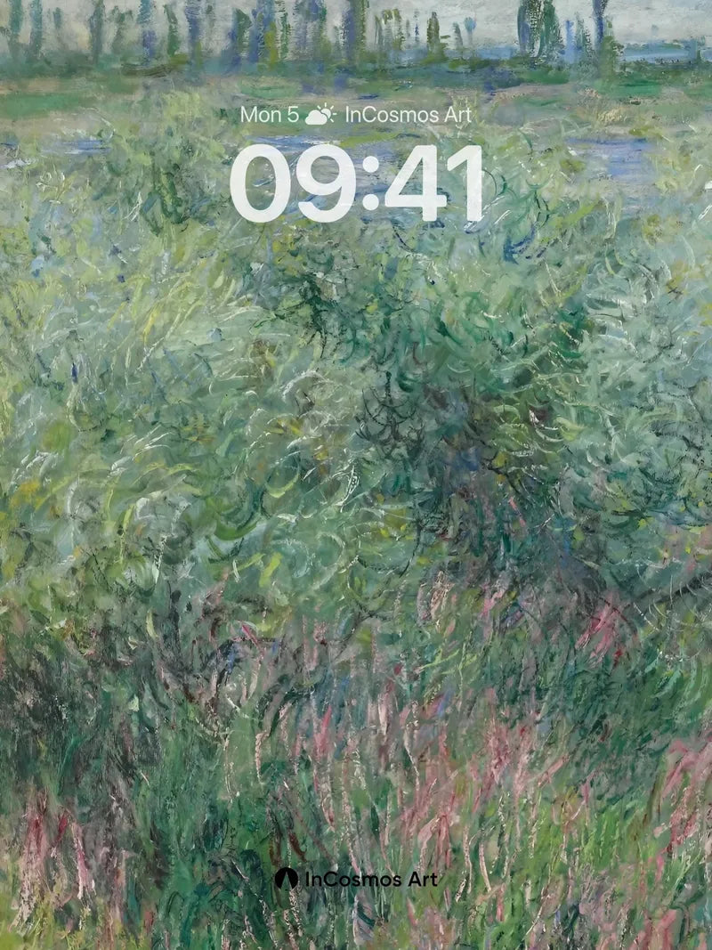 Whispering Reeds Wallpaper with Monet’s Breath