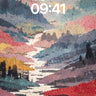 Whispering Valley Wallpaper with Speckled Light wallpaper for iPhone, iPad & Mac