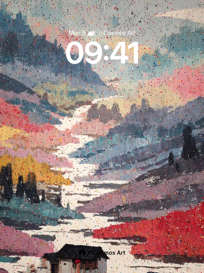 Whispering Valley Wallpaper with Speckled Light