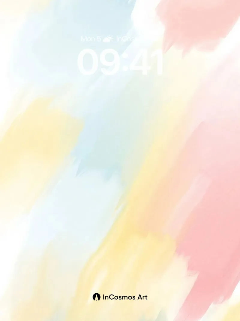 Soft Hush Watercolor Wallpaper with Gentle Blends