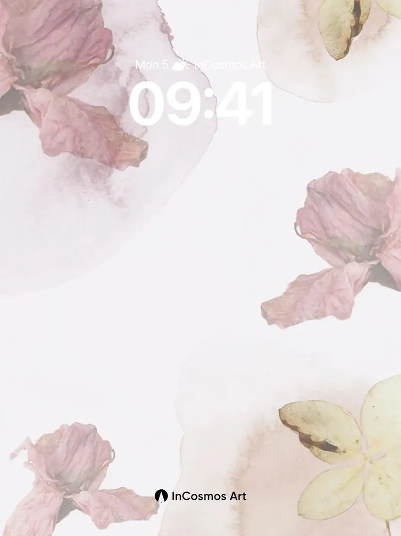 Soft Bloom Wallpaper with Watercolor Hues