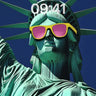 Playful Icon Wallpaper with Neon Sunglasses wallpaper for iPhone, iPad & Mac
