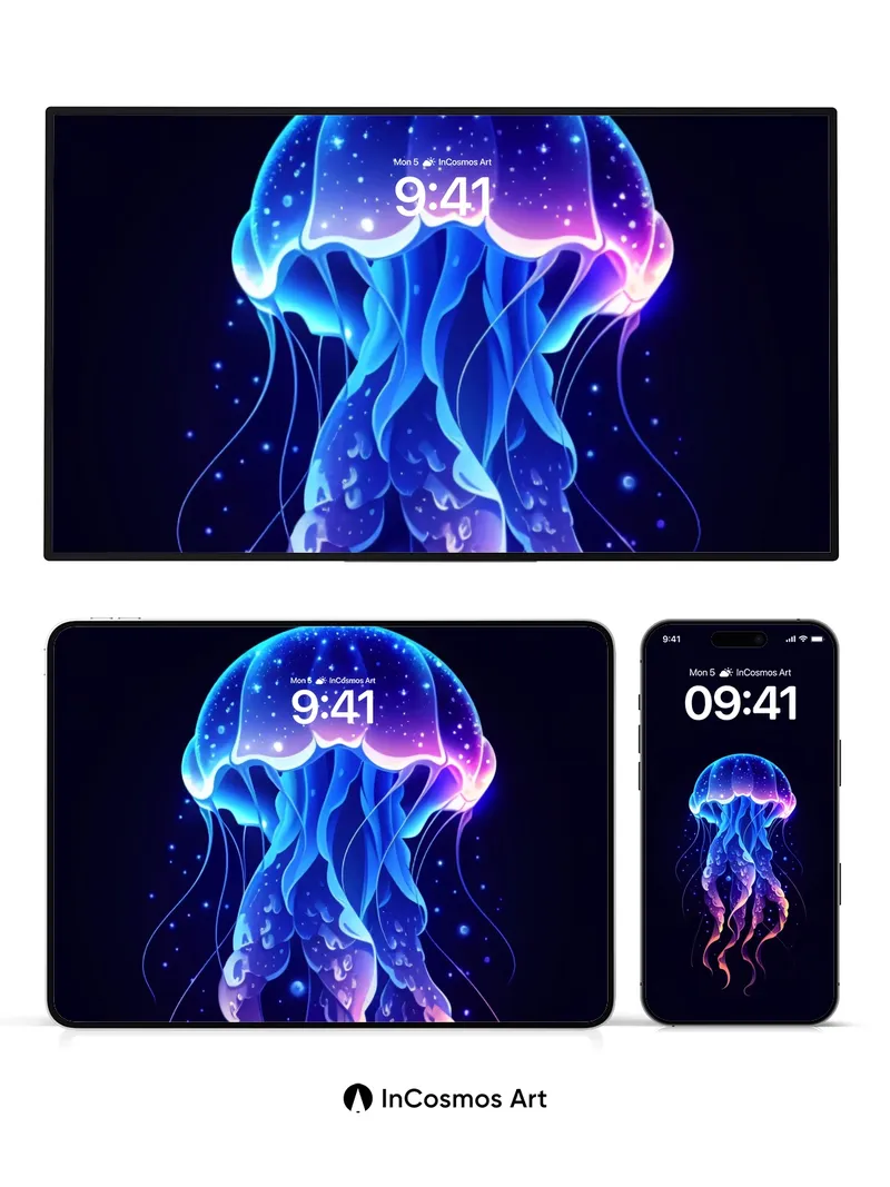 Cosmic Drift Wallpaper with Nebula Tendrils