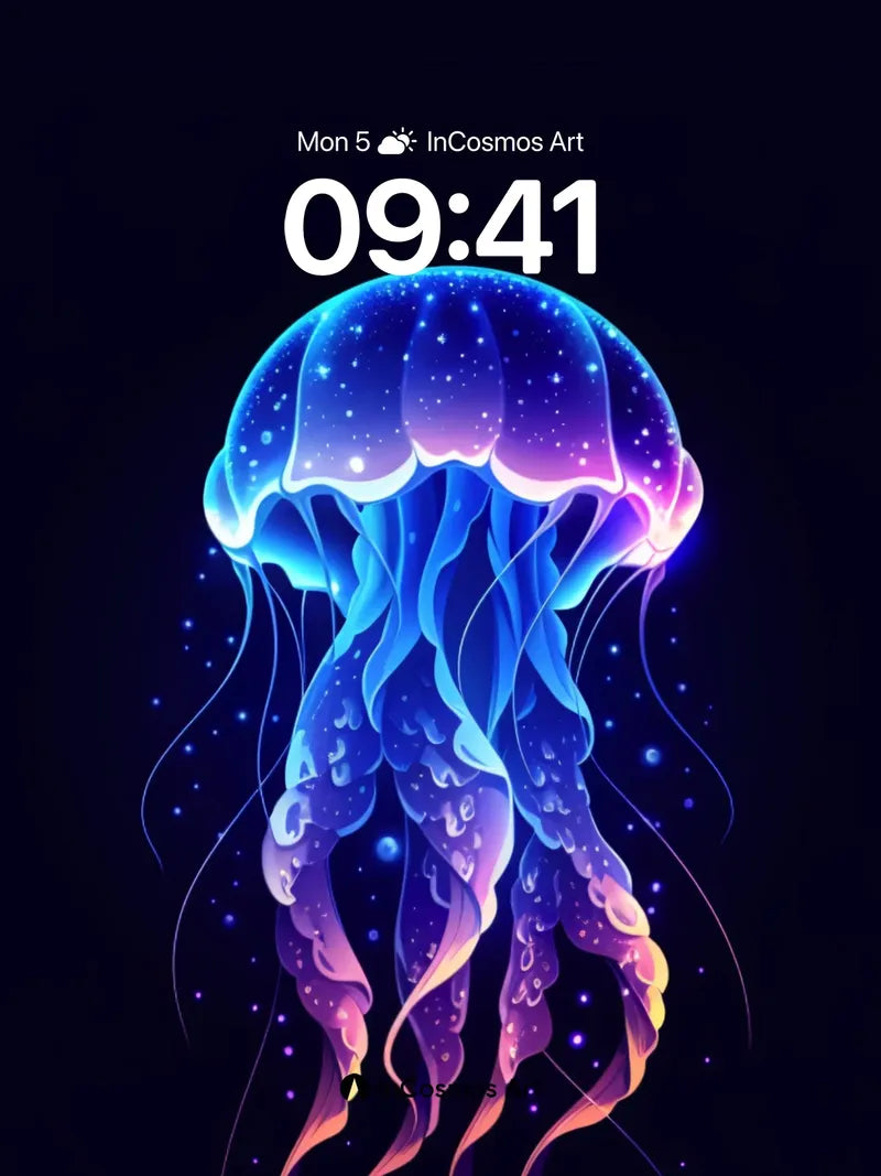 Cosmic Drift Wallpaper with Nebula Tendrils