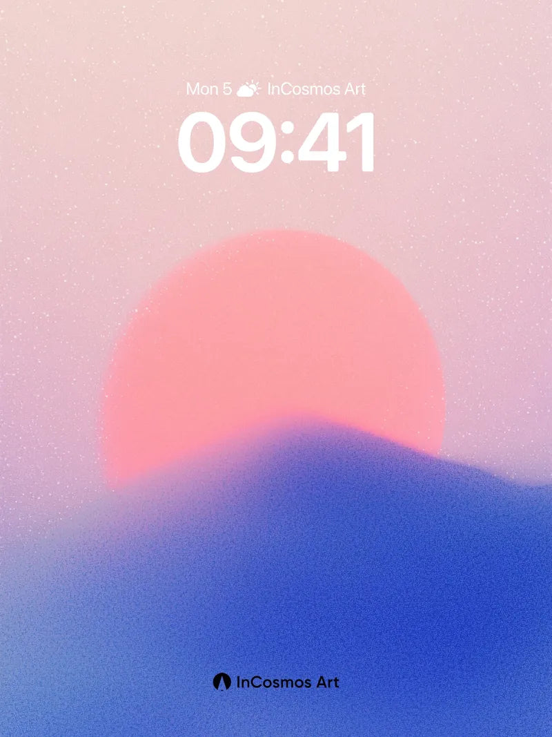 Serene Horizon Wallpaper with Ethereal Glow