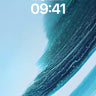 Serenity Wave Wallpaper with Oceanic Depth wallpaper for iPhone, iPad & Mac