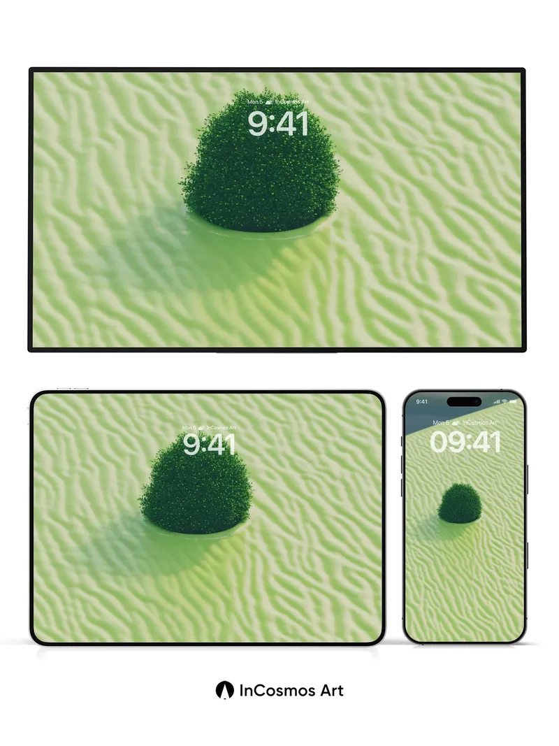 Serenity Dome Wallpaper with Living Texture