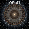 Cosmic Lattice Wallpaper with Radiant Nodes wallpaper for iPhone, iPad & Mac