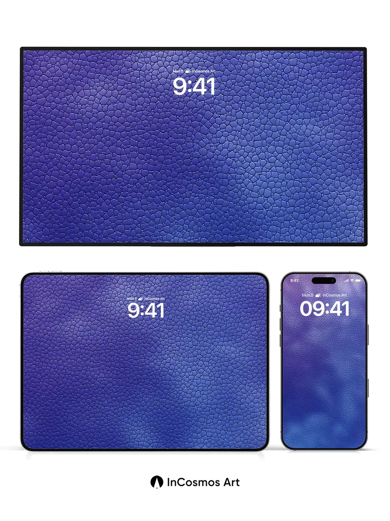 Luminous Crackle Wallpaper with Depth of Field