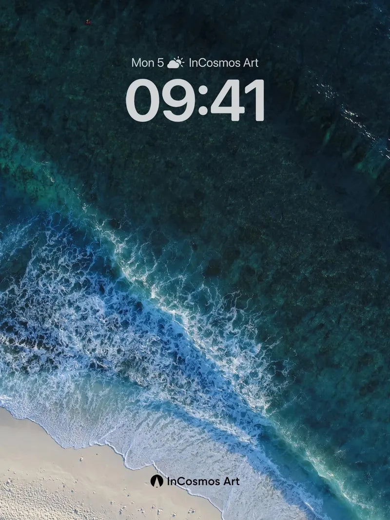 Serenity Coast Wallpaper with Ocean Breath