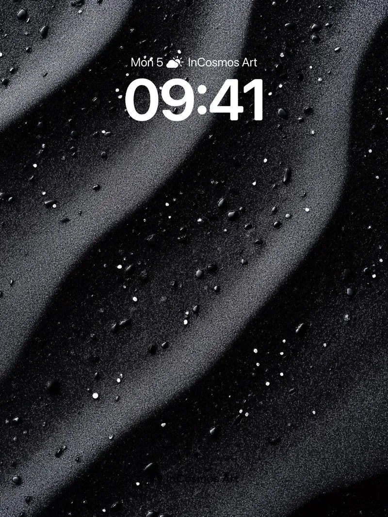 Silent Rainfall Wallpaper with Woven Shadows