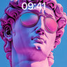 Neon Myth Wallpaper with Sunglass Gaze wallpaper for iPhone, iPad & Mac
