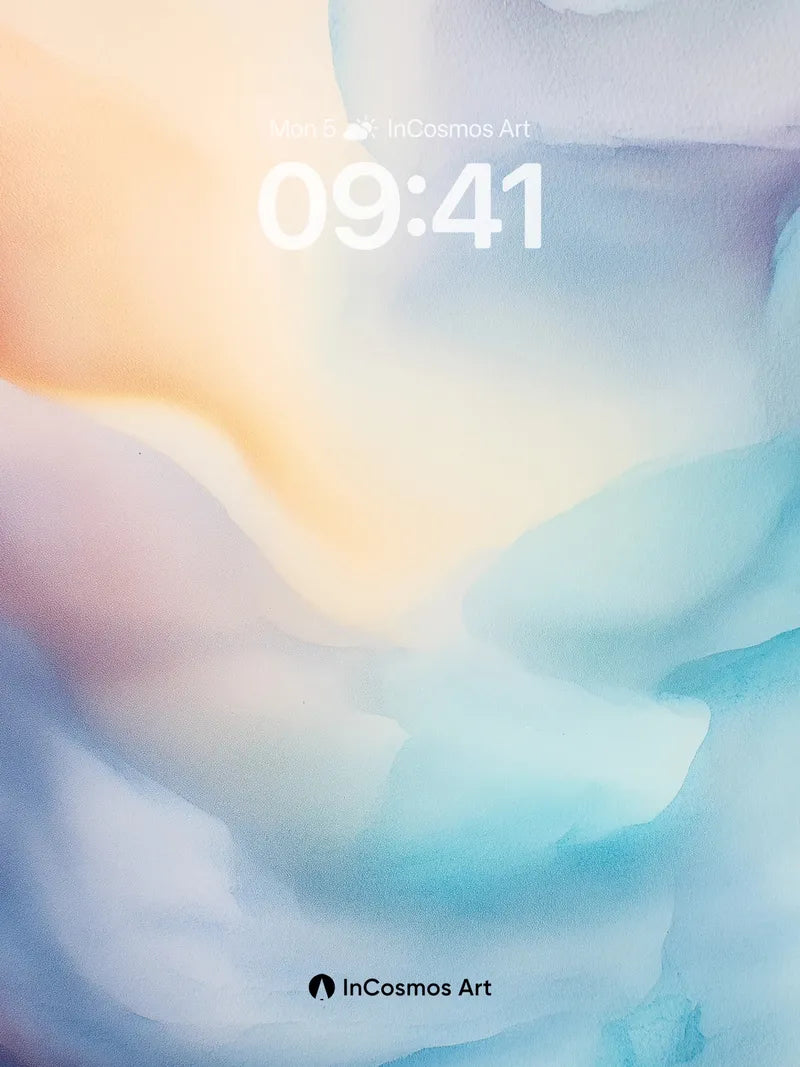 Serene Horizon Wallpaper with Ethereal Light