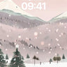 Snowfall Serenade Wallpaper with Whispering Pines wallpaper for iPhone, iPad & Mac