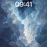 Ethereal Cloudscape Wallpaper in Midnight Haze wallpaper for iPhone, iPad & Mac