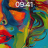 Chromatic Reverie Wallpaper with Living Brushstrokes wallpaper for iPhone, iPad & Mac