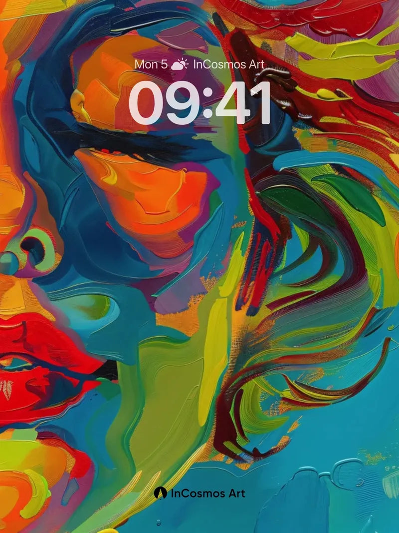 Chromatic Reverie Wallpaper with Living Brushstrokes wallpaper for iPhone, iPad & Mac
