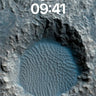 Crisp Abyss Wallpaper with Frozen Ripples wallpaper for iPhone, iPad & Mac