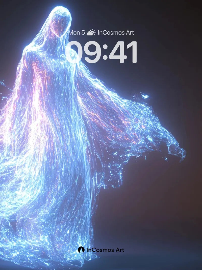 Luminous Veil Wallpaper with Ethereal Drift