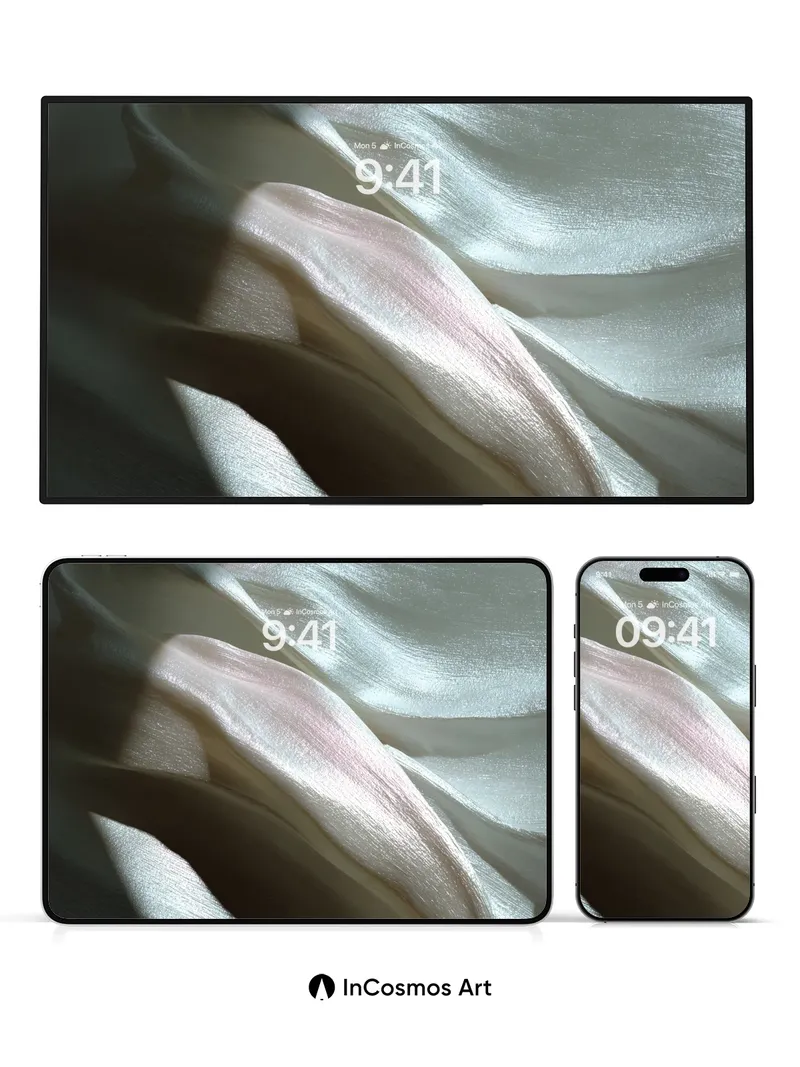 Silken Hush Wallpaper with Soft Light Drift