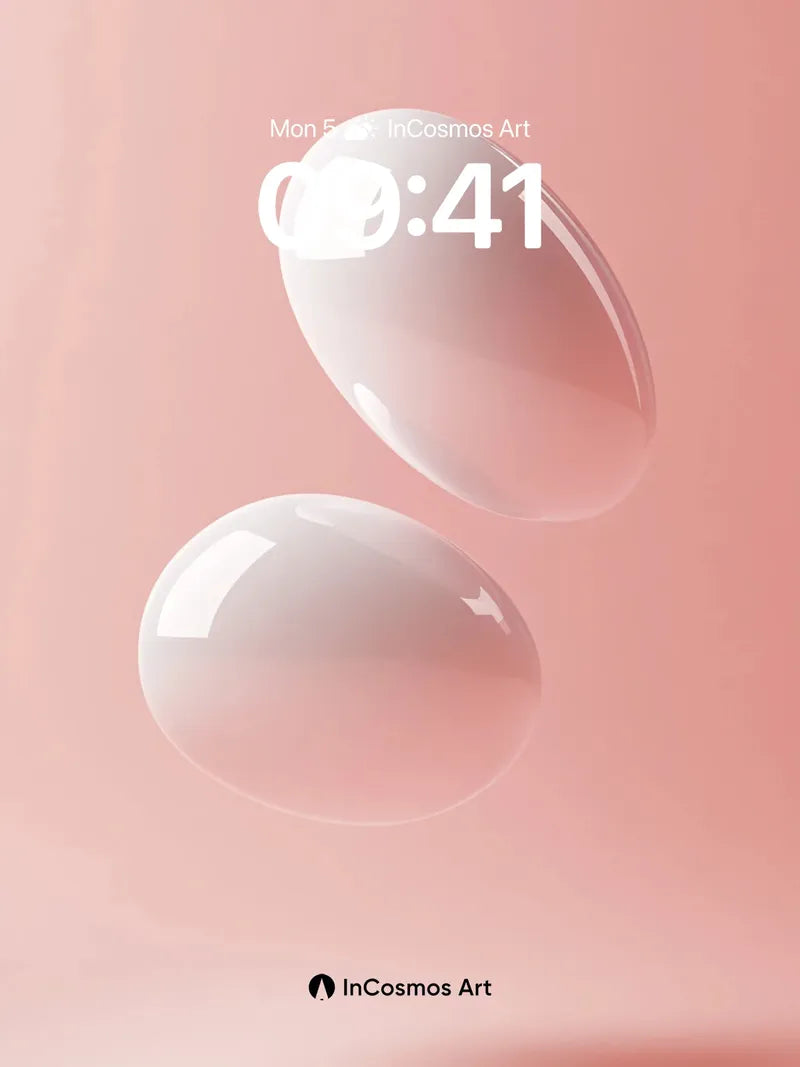 Serenity Sphere Wallpaper with Floating Light