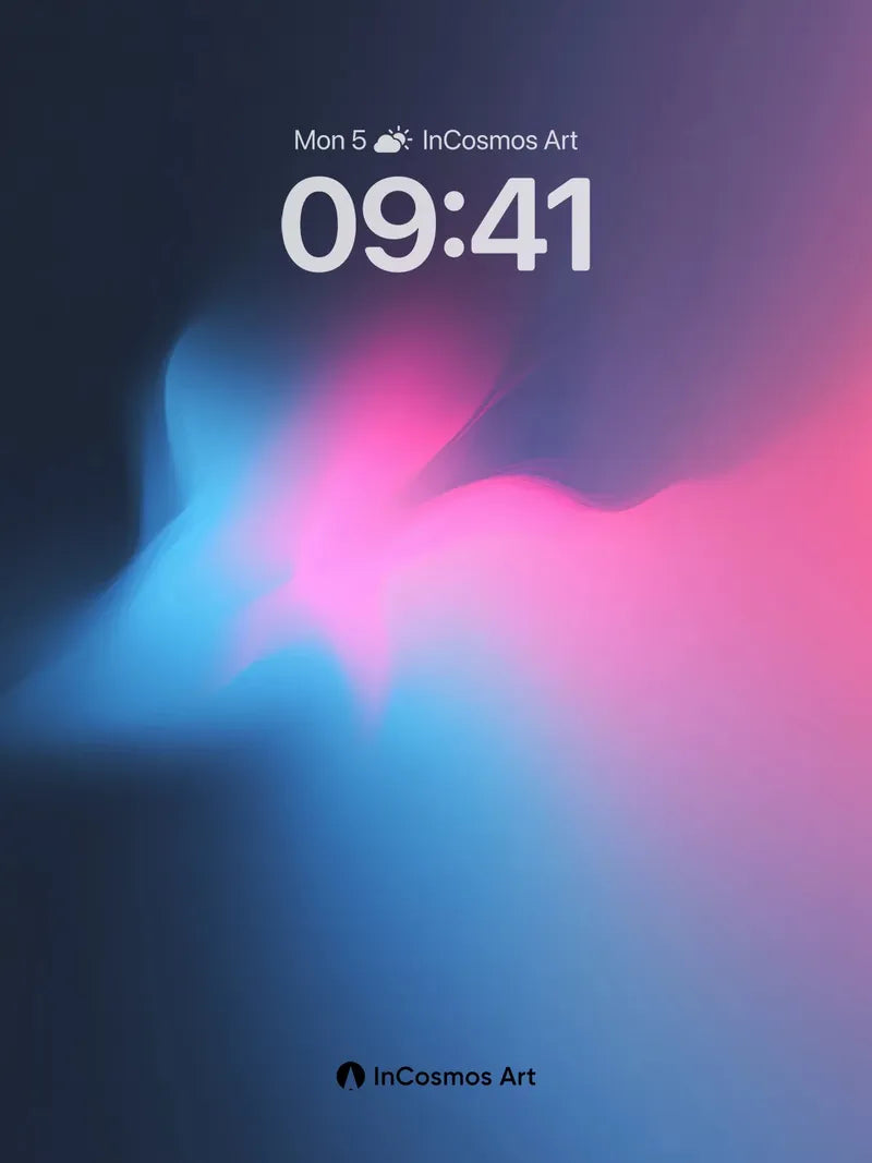 Neon Pulse Wallpaper with Ethereal Light Flow